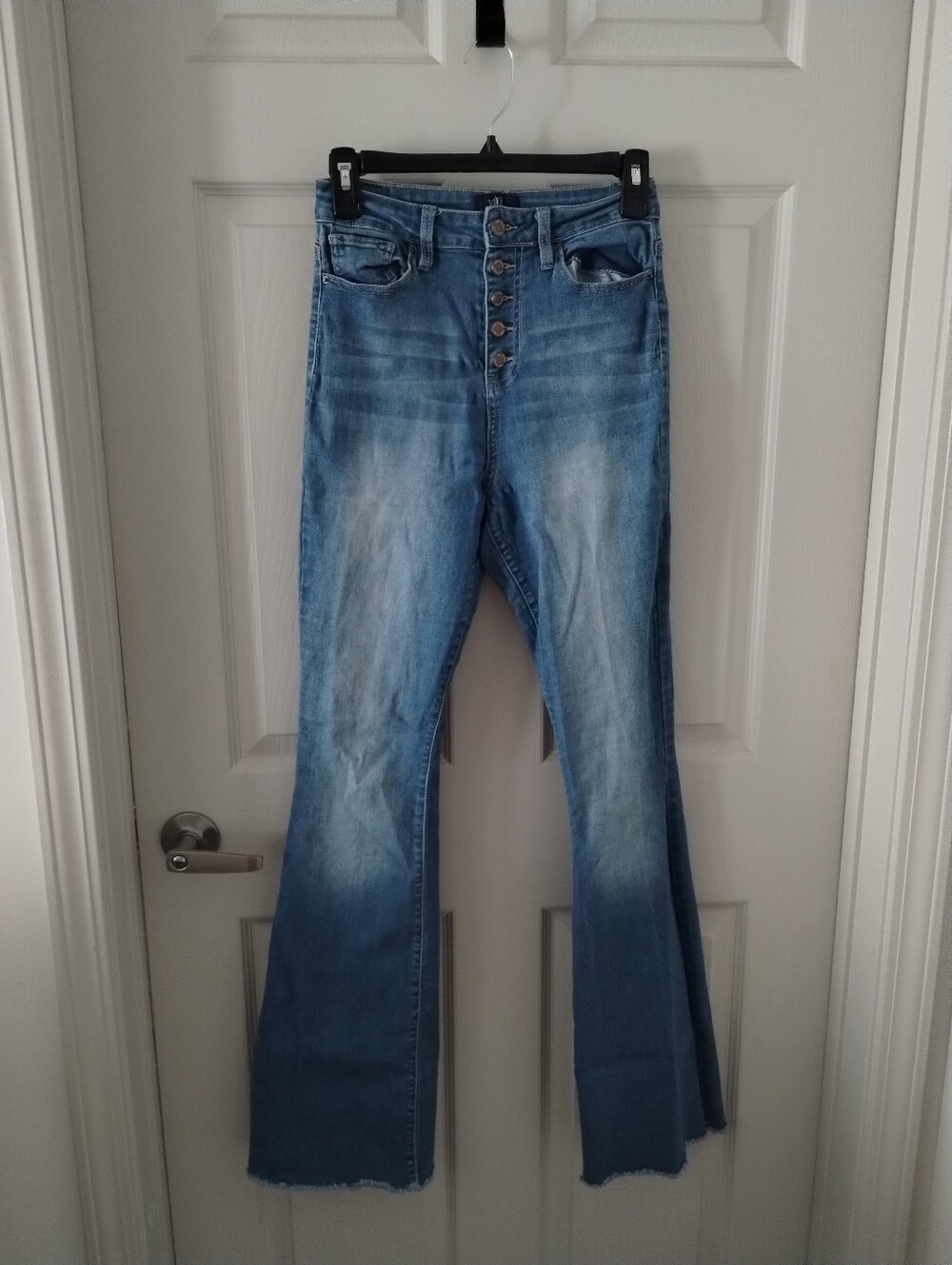 Ymi Jeans High-Rise Button-Fly Flare Jeans Size 7/28